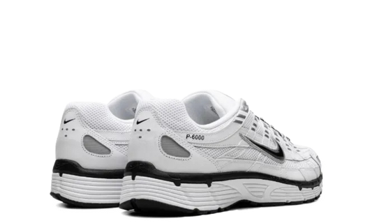 Nike P-6000 White Metallic Silver Black