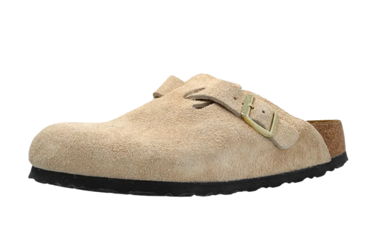 Birkenstock Boston BS Sandcastle Suede Leather