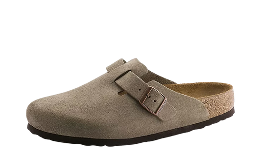Birkenstock Boston Suede Narrow Taupe