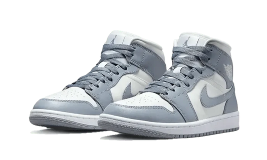 Air Jordan 1 Mid Grey Sail Stealth