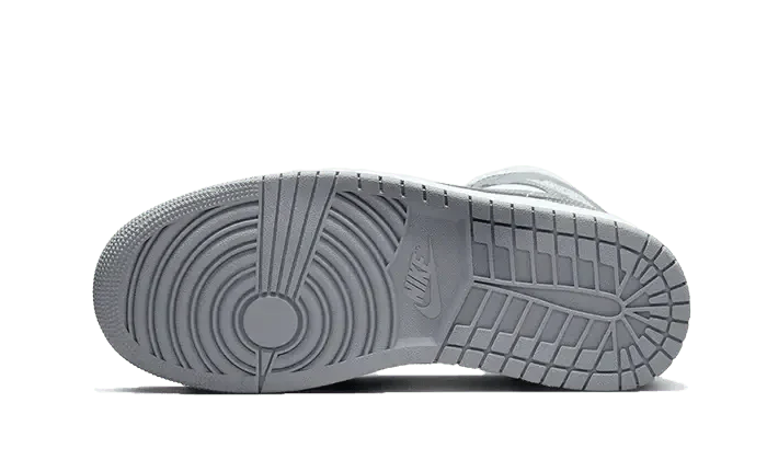 Air Jordan 1 Mid Grey Sail Stealth