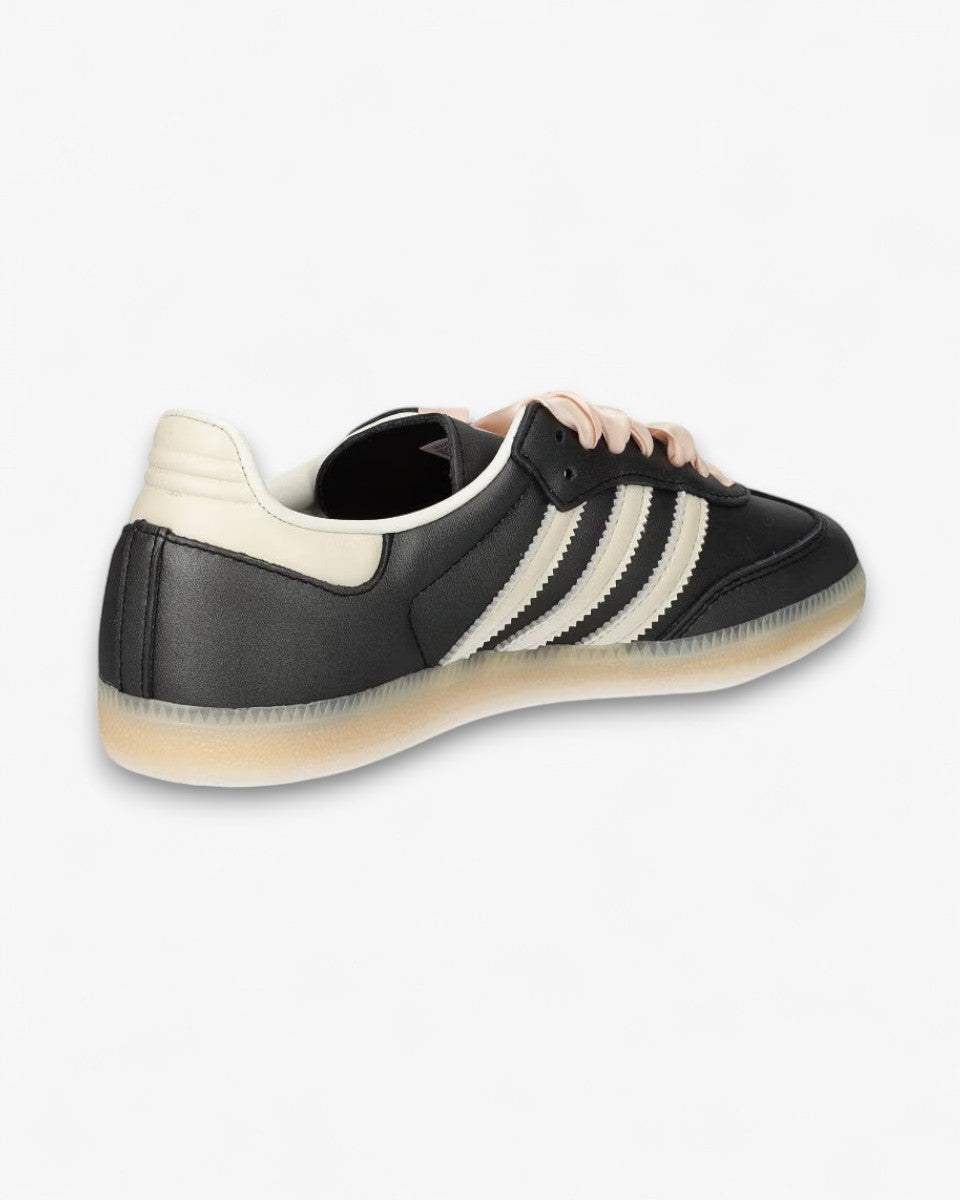 Adidas Samba OG Black Pink Ribbon Laces