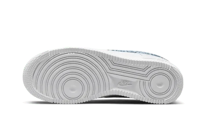 Nike Air Force 1 Low '07 Essential White Worn Blue Paisley