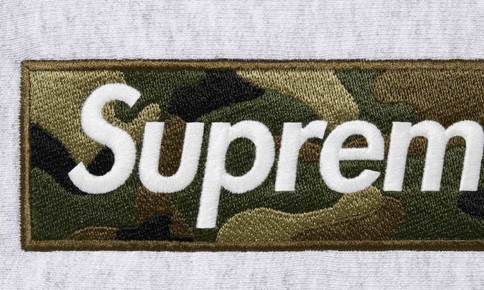 Supreme Box Logo Hooded Sweatshirt Ash Grey (FW23)
