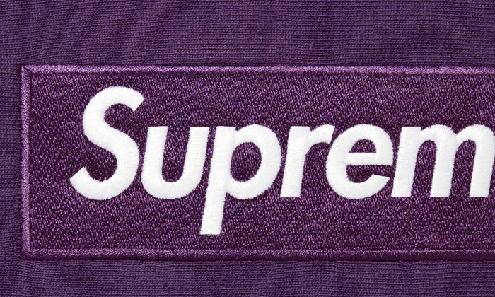 Supreme Box Logo Hooded Sweatshirt Dark Purple (FW23)