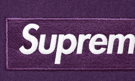 Supreme Box Logo Hooded Sweatshirt Dark Purple (FW23)