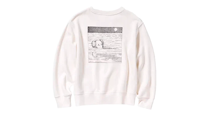 Uniqlo Longsleeve Sweatshirt KAWS White