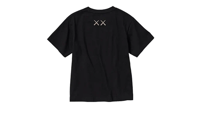 Uniqlo T-Shirt KAWS Black Graphic