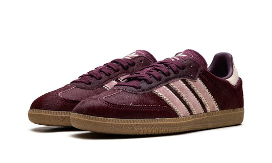 adidas Samba OG Maroon Sand Strata Pony