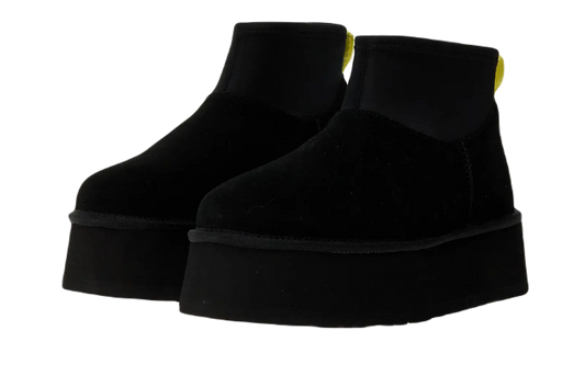 UGG Classic Mini Dipper Boot Black Yellow