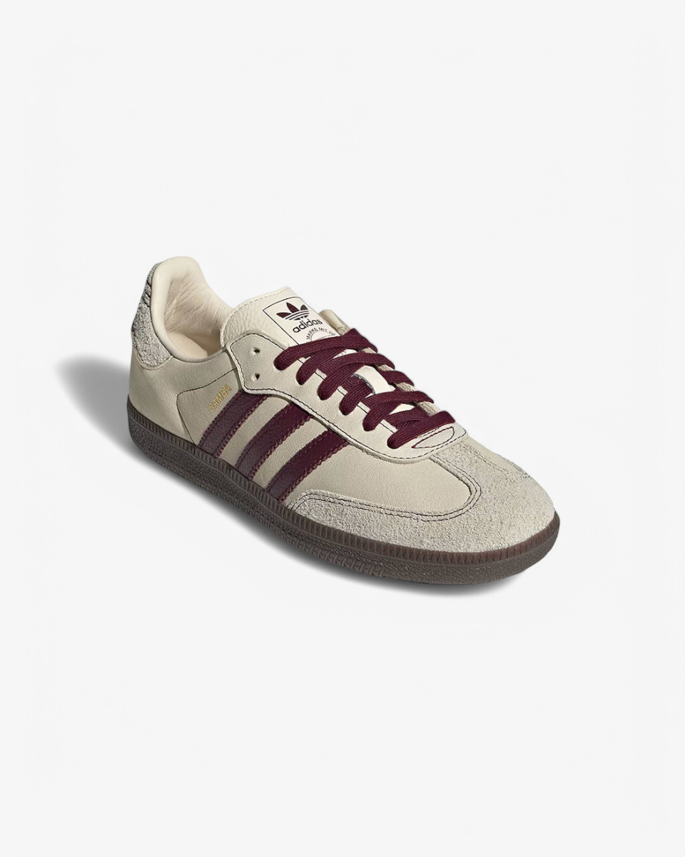 adidas Samba OG Wonder White Maroon