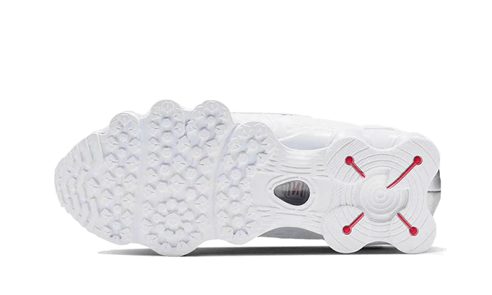 Nike Shox TL White Metallic Silver Max Orange