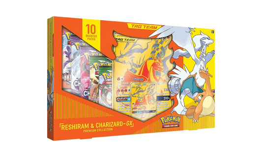Pokémon TCG Tag Team GX Premium Collection Reshiram & Charizard Box