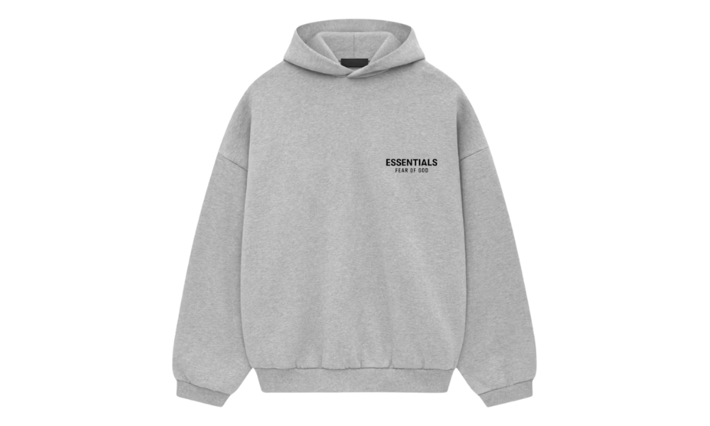 Fear of God Essentials Fleece Hoodie Light Heather Gray (FW24)