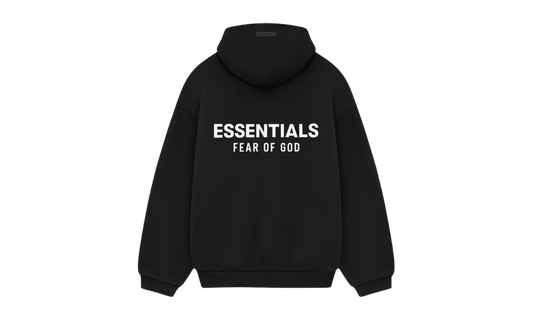 Fear of God Essentials Fleece Hoodie (FW24) Black