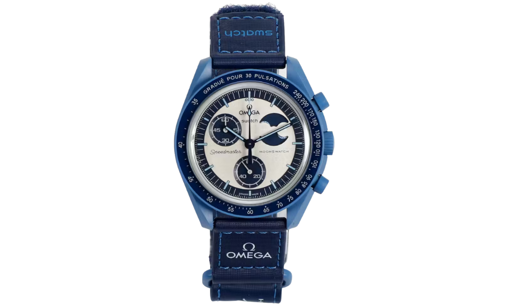Swatch x Omega Bioceramic Moonswatch Mission to the Super Blue Moonphase
