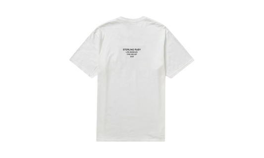 Supreme Los Angeles Fire Relief Box Logo Tee White