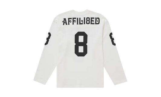 Supreme Affiliated L/S Football Top White