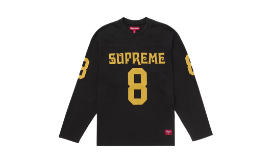 Supreme Affiliated L/S Football Top Black