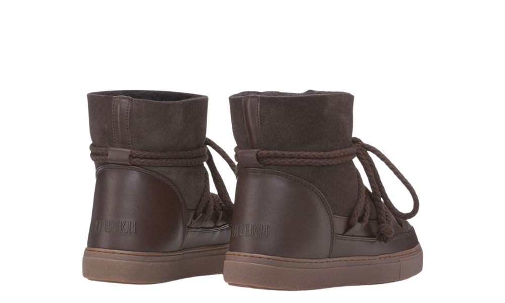 Inuikii Classic Sneaker Śniegowce Ciemnobrązowe