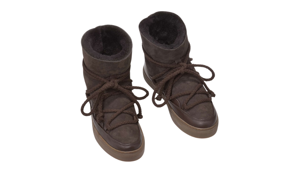 Inuikii Classic Sneaker Śniegowce Ciemnobrązowe