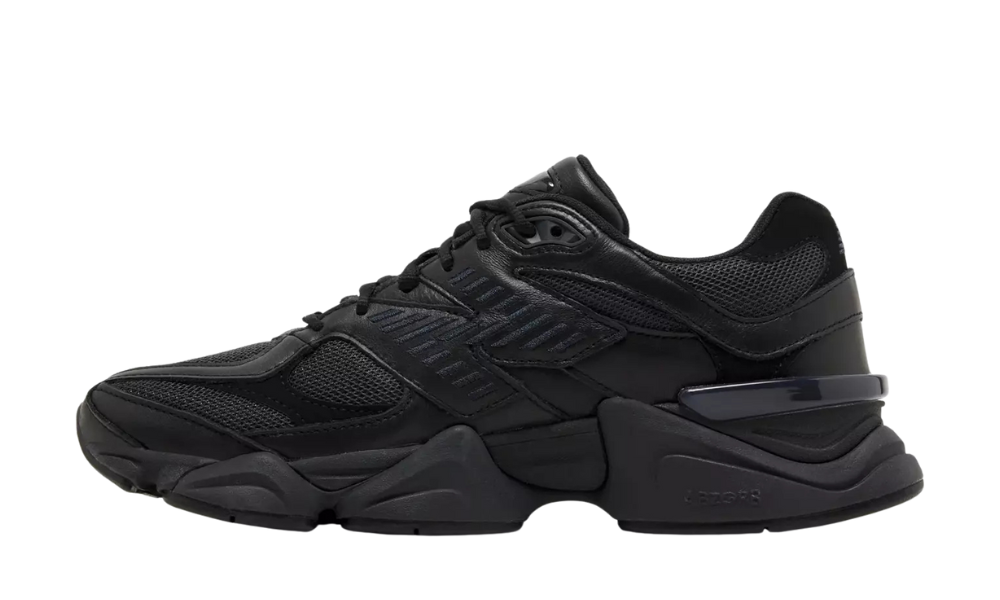 New Balance 9060 Triple Black Leather