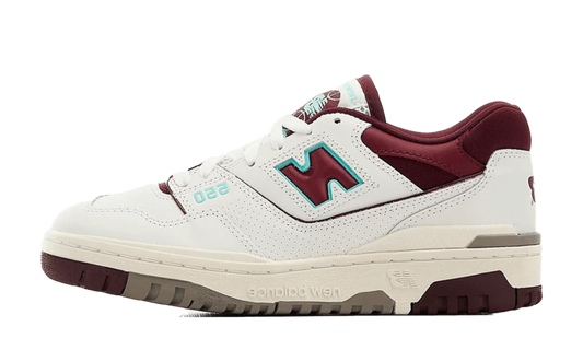 New Balance 550 Burgundy Cyan