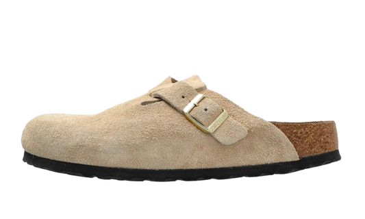 Birkenstock Boston BS Sandcastle Suede Leather
