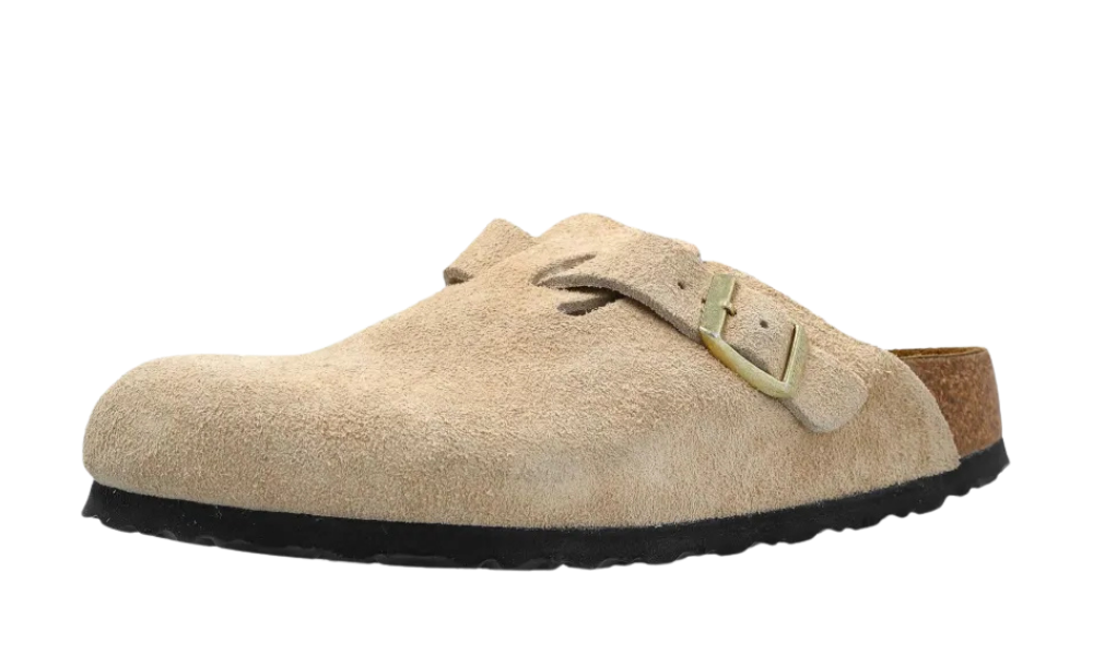 Birkenstock Boston BS Sandcastle Suede Leather