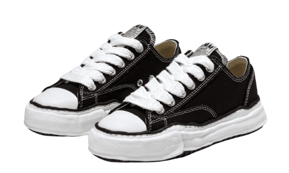 Maison Mihara Yasuhiro Peterson OG Sole Canvas Low Black