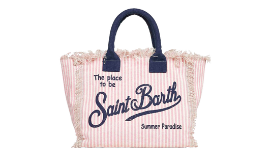 MC2 Saint Barth Pink Stripes Vanity Bag