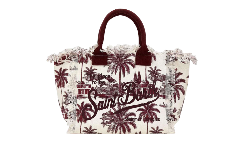 MC2 Saint Barth Vanity Palms Bordeaux Bag
