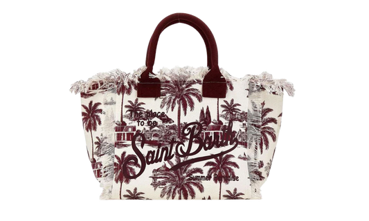MC2 Saint Barth Vanity Palms Bordeaux Bag