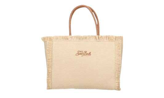 MC2 Saint Barth Brown Vanity Straw Bag