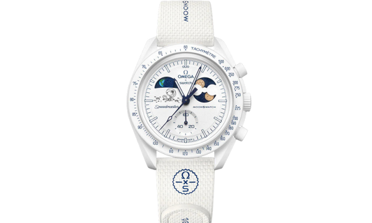 Swatch x Omega Bioceramic Mission To Earthphase Moonshine Gold "Cold Moon"