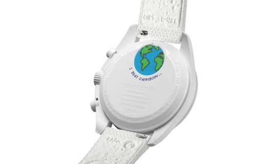 Swatch x Omega Bioceramic Mission To Earthphase Moonshine Gold "Cold Moon"
