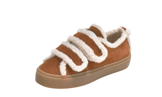 inuikii shearling low velcro brown