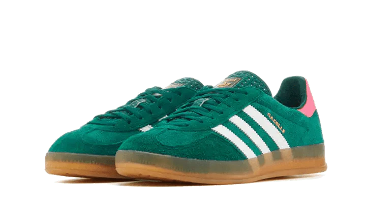 Adidas Gazelle Indoor Collegiate Green Lucid Pink