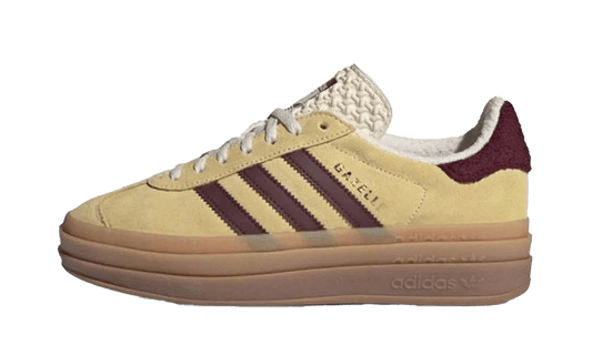 adidas Gazelle Bold Almost Yellow Maroon