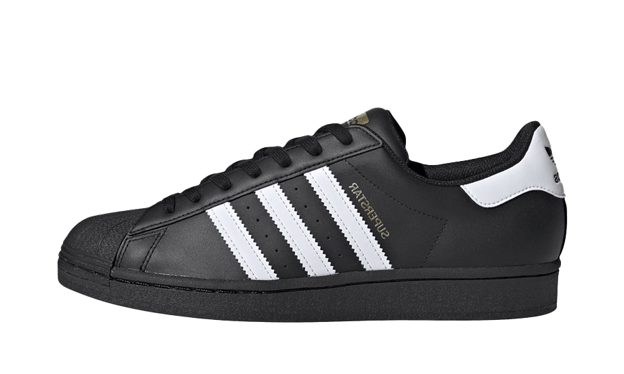 adidas Superstar Core Black Cloud White Gold