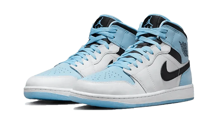 Air Jordan 1 Mid SE Ice Blue Black