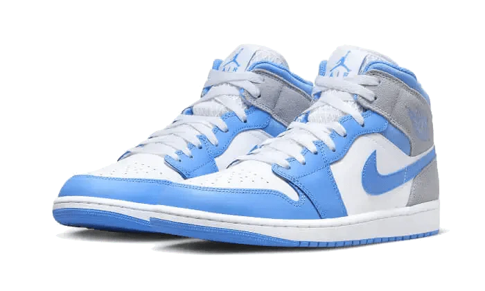 Air Jordan 1 Mid University Blue Grey