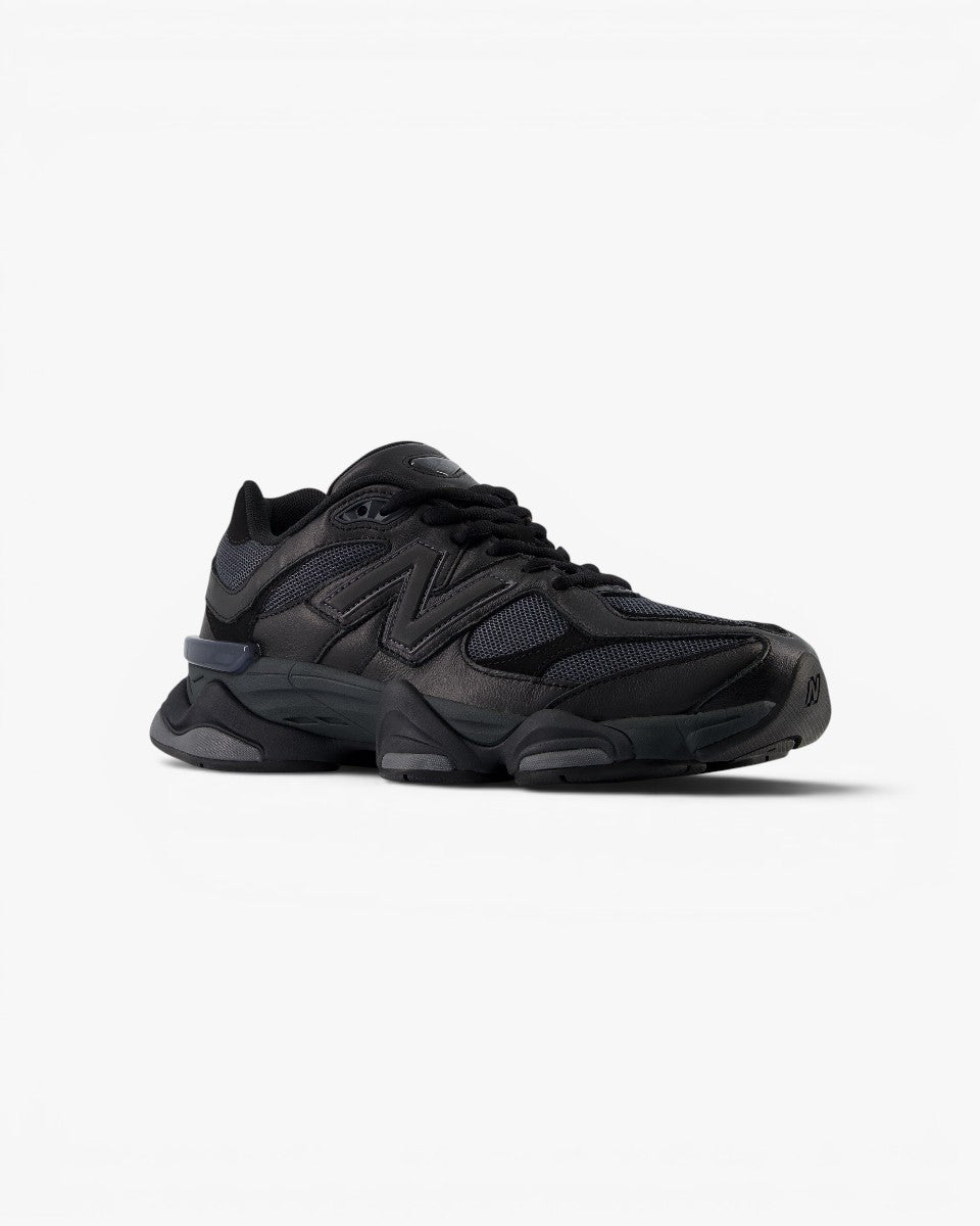 New Balance 9060 Triple Black Leather