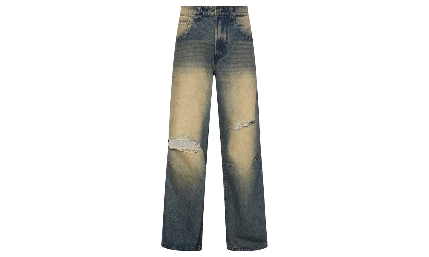 Jaded London BUSTED COLOSSUS BAGGY JEANS Jeansy Relaxed Fit