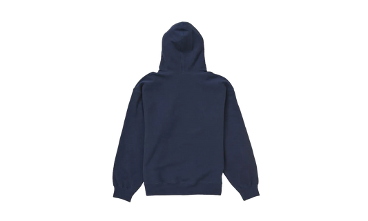 Supreme Box Logo Hooded Sweatshirt Navy