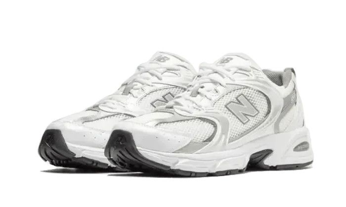 New Balance 530 White Silver Metallic