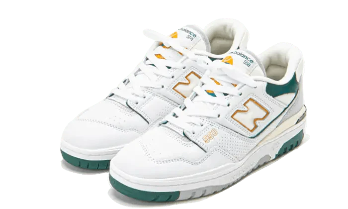 New Balance 550 White Nightwatch Green