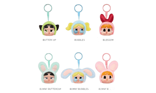 Pop Mart CryBaby x Powerpuff Girls Series Vinyl Face Plush Sealed Case