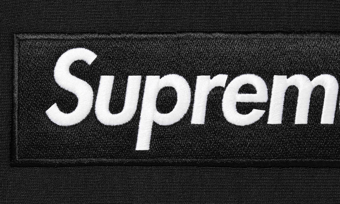 Supreme Box Logo Hooded Sweatshirt Black