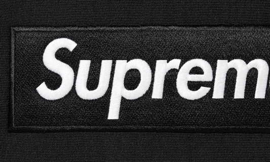 Supreme Box Logo Hooded Sweatshirt Black
